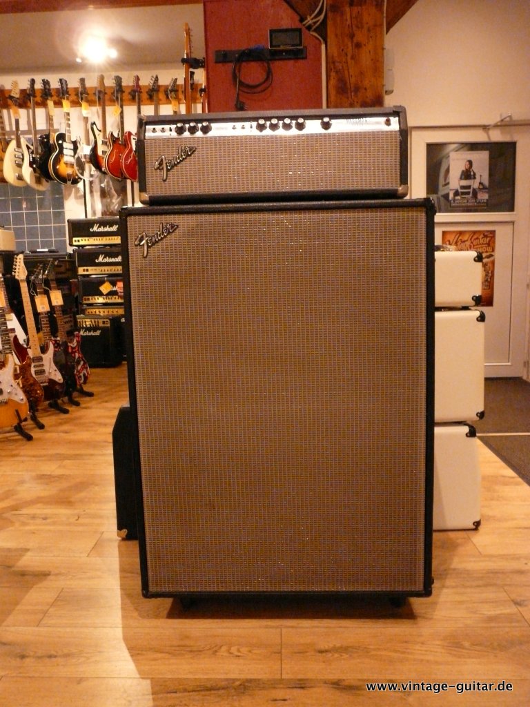 Fender Bassman 100 W 4x12 Cabinet 1977 C A 1257