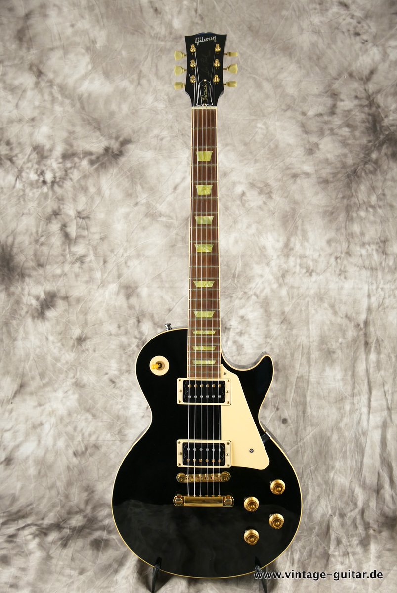 2003 Gibson Les Paul Classic Black With Gold Hardware