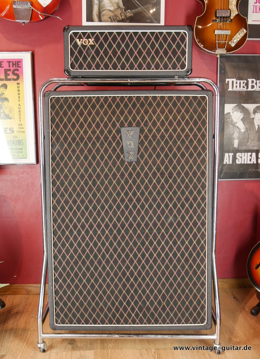 Vox Ac 100 Top With 4x12 Cabinet 1965 C A 1193