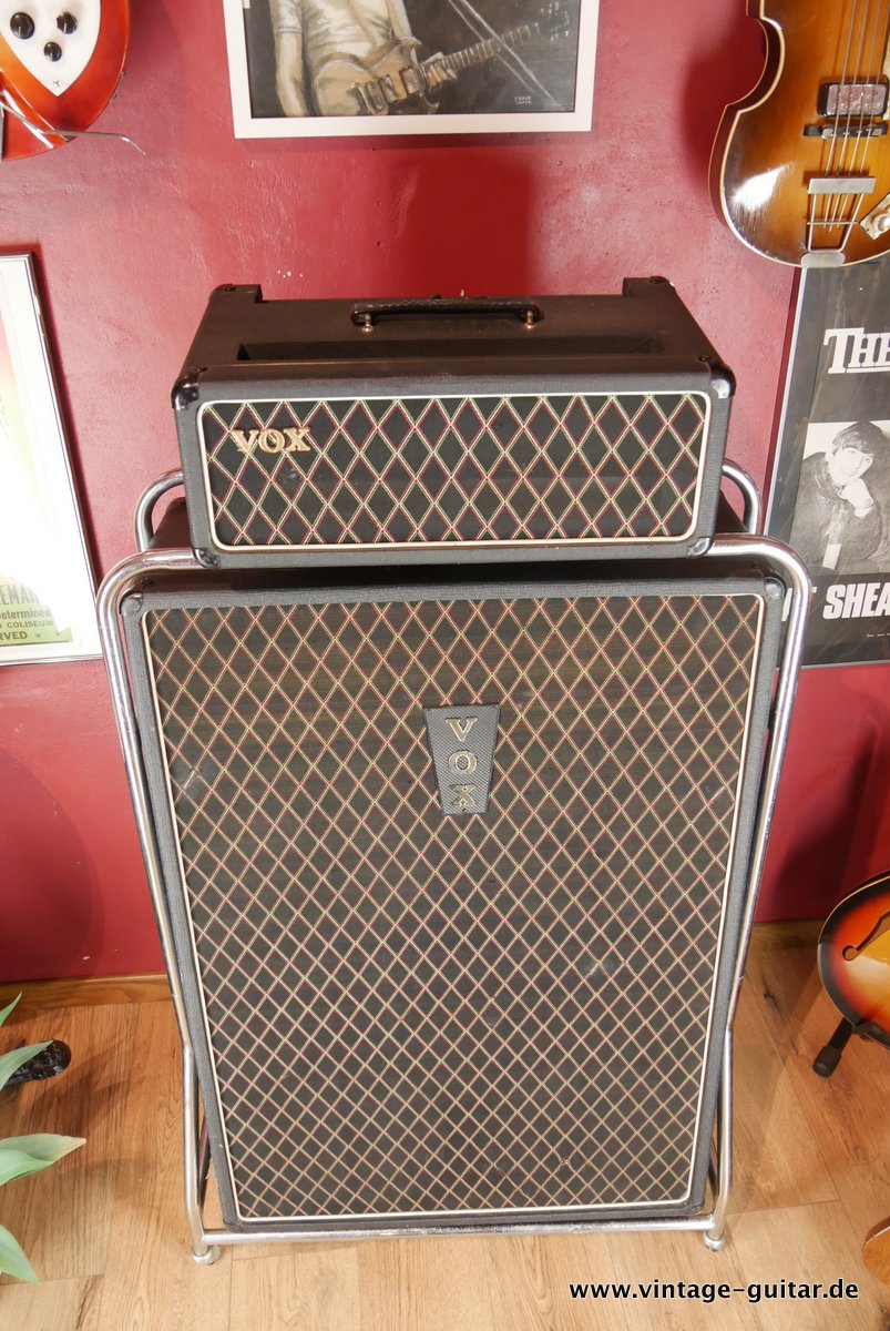 Vox Ac 100 Top With 4x12 Cabinet 1965 C A 1257