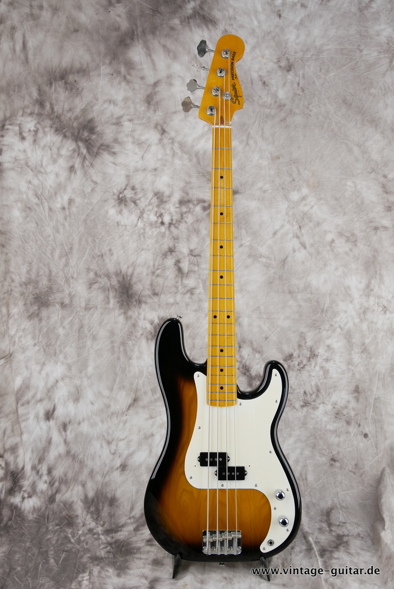 Fender Japan Squier JV Precision Bass 1984 Black Bass For