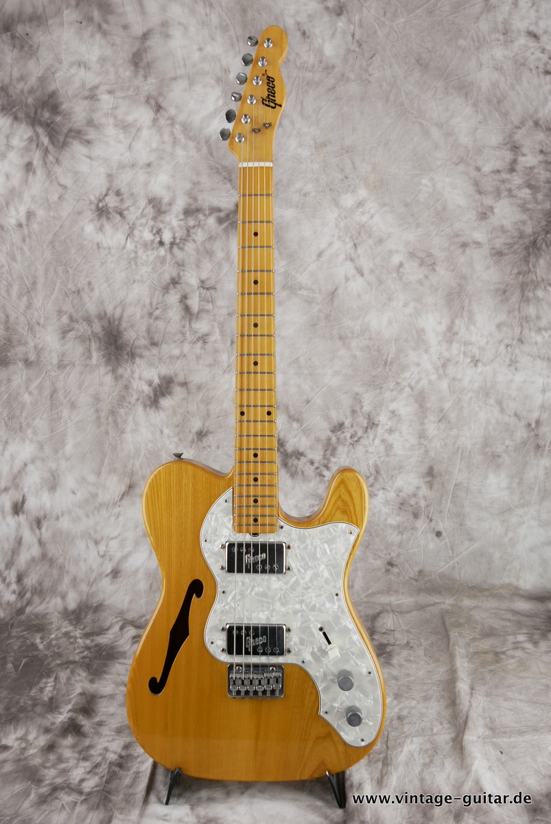 最安 Greco Spacey copy Thinline Tele Sound ギター