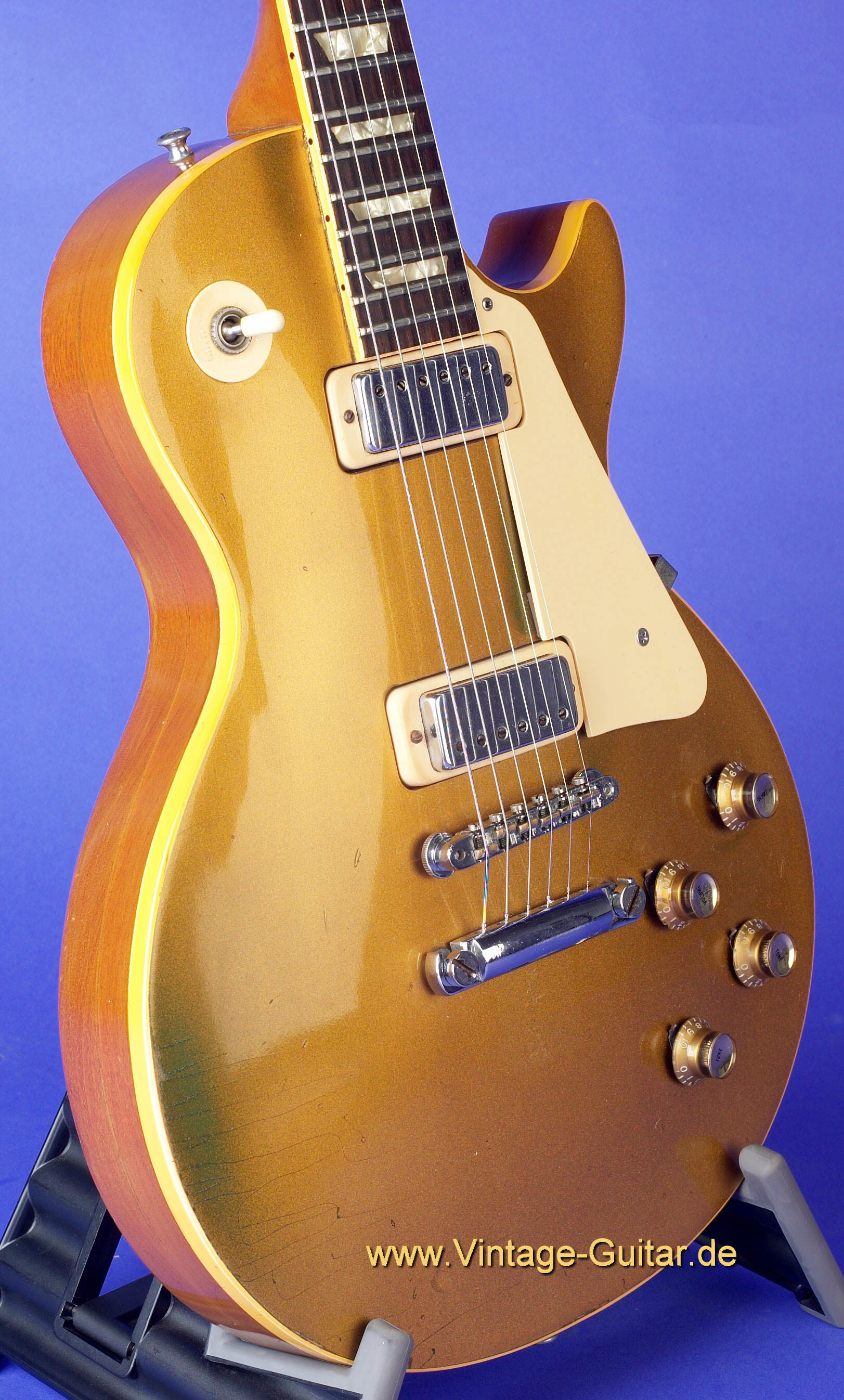 saliendo con gibson les paul deluxe 2015 goldtop 1973